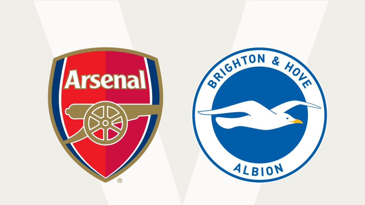 Arsenal move to second in Premier league, Brighton draw